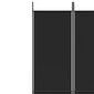 vidaXL 3 paneeliga ruumijagaja, must, 150x220 cm, kangas hind ja info | Sirmid ja vaheseinad | kaup24.ee