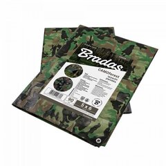 Kamuflaaž välipresent kate Bradas CAMOforest 5x6 m, 90 g/m² цена и информация | Садовые инструменты | kaup24.ee