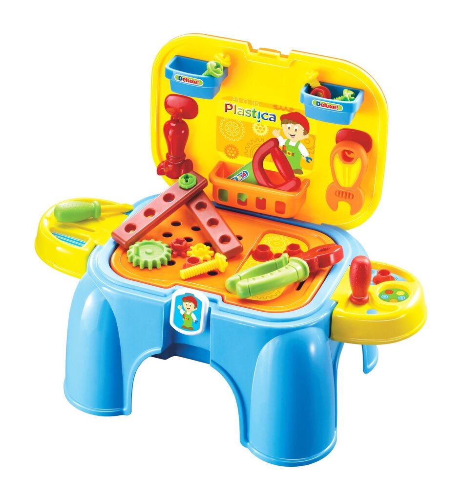 Laste tööriistakast - tool tarvikutega, Woody hind ja info | Poiste mänguasjad | kaup24.ee