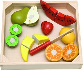 Puidust lõigatavad puuviljad karbis, Woody hind ja info | Tüdrukute mänguasjad | kaup24.ee