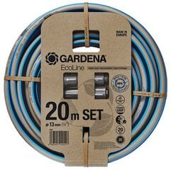 Kastmisvooliku komplekt Gardena EcoLine Hose 20m, 13 mm hind ja info | Kastekannud, voolikud, niisutus | kaup24.ee