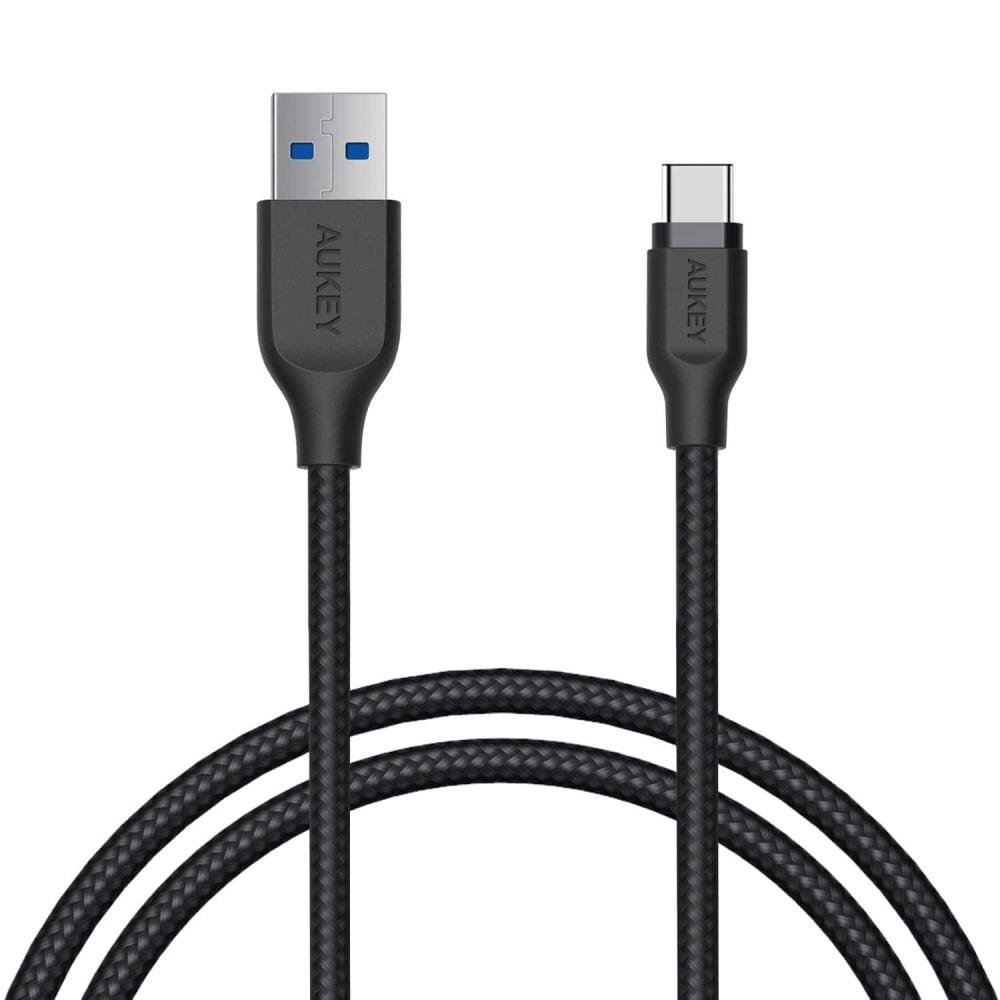 Aukey LLTS144294, USB-C/USB-A, 2 m цена и информация | Kaablid ja juhtmed | kaup24.ee