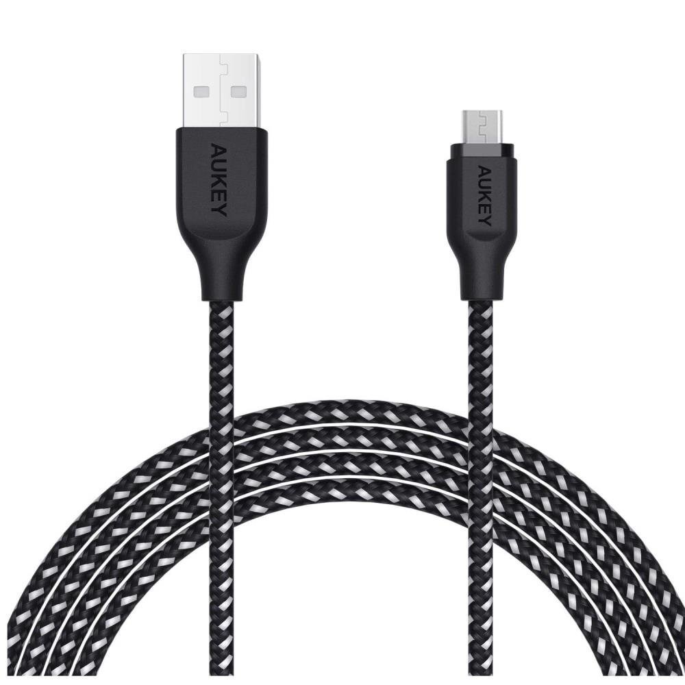 Aukey LLTS181943, Micro USB/USB-A, 1.2 m цена и информация | Kaablid ja juhtmed | kaup24.ee