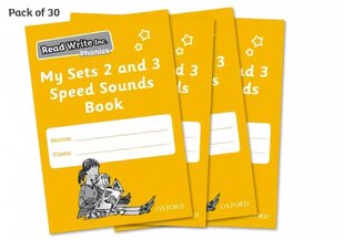 Read Write Inc. Phonics: My Sets 2 and 3 Speed Sounds Book (Pack of 30) hind ja info | Noortekirjandus | kaup24.ee