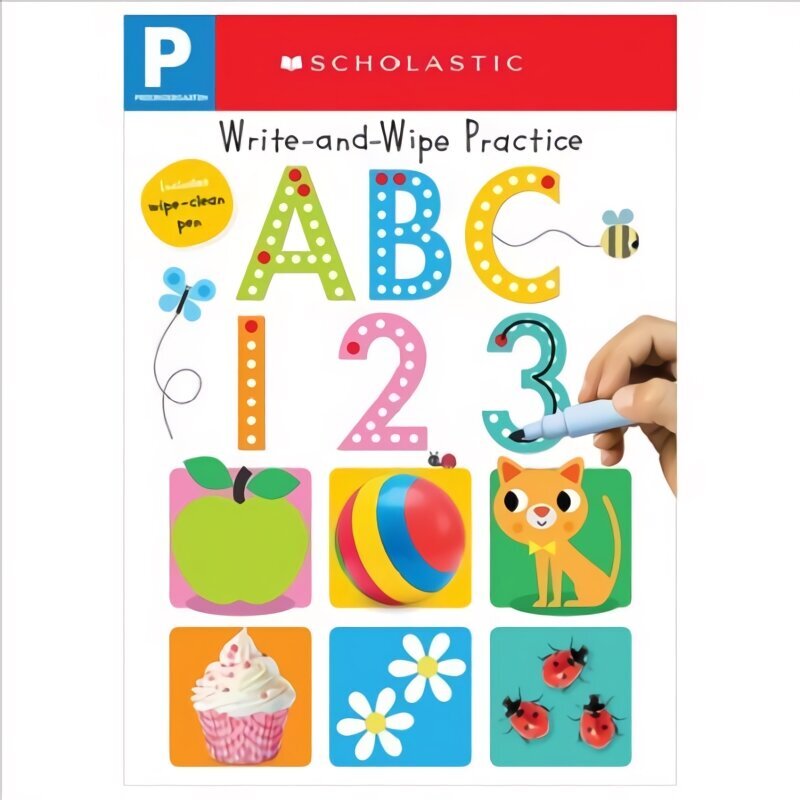 ABC 123 Write and Wipe Flip Book: Scholastic Early Learners (Write and Wipe) hind ja info | Väikelaste raamatud | kaup24.ee