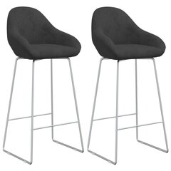 Барные стулья, черные, 2 шт. цена и информация | Стулья для кухни и столовой | kaup24.ee