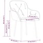 Söögitoa toolid, Velvet, 2 tk, helehall hind ja info | Söögitoolid, baaritoolid | kaup24.ee
