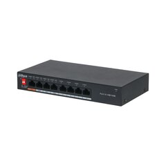 Переключатель Dahua DH-PFS3008-8ET-60 Чёрный цена и информация | Коммутаторы (Switch) | kaup24.ee