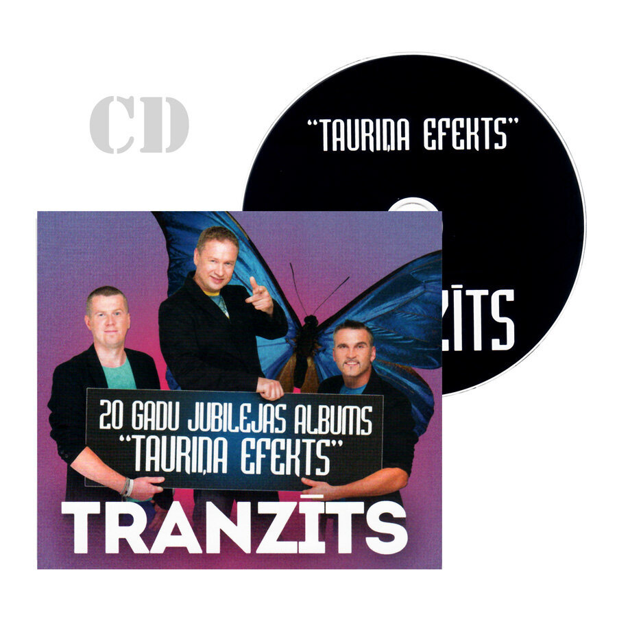 CD TRANZĪTS - 20 gadu Jubilejas albums "TAURIŅA EFEKTS" hind ja info | Vinüülplaadid, CD, DVD | kaup24.ee