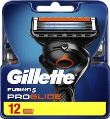 Gillette Fusion Proglide raseerija terad meestele 12 tk цена и информация | Косметика и средства для бритья | kaup24.ee