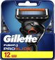 Gillette Fusion Proglide raseerija terad meestele 12 tk цена и информация | Raseerimisvahendid | kaup24.ee