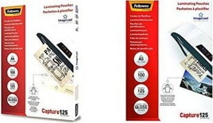 Fellowes Sheets Fellowes 5307407 Laminate (100 pcs) цена и информация | Канцелярские товары | kaup24.ee