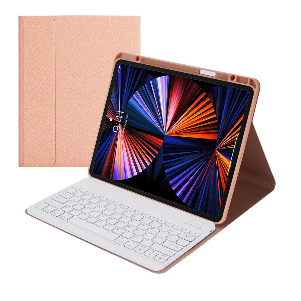 Klappkate ja Bluetooth klaviatuur Ykcloud HK132B et iPad Pro12.9(2021/2020/2018) hind ja info | Tahvelarvuti kaaned ja kotid | kaup24.ee