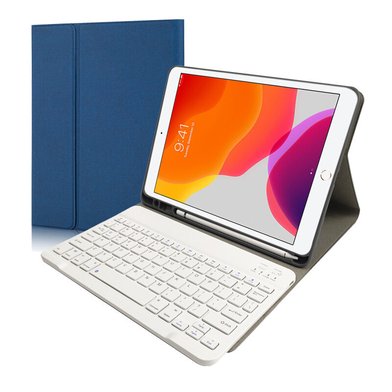 Klappkate ja Bluetooth klaviatuur Ykcloud RK102 et iPad 10.2(2021/2020/2019)/iPad Air 10.5/iPad Pro10.5 цена и информация | Tahvelarvuti kaaned ja kotid | kaup24.ee