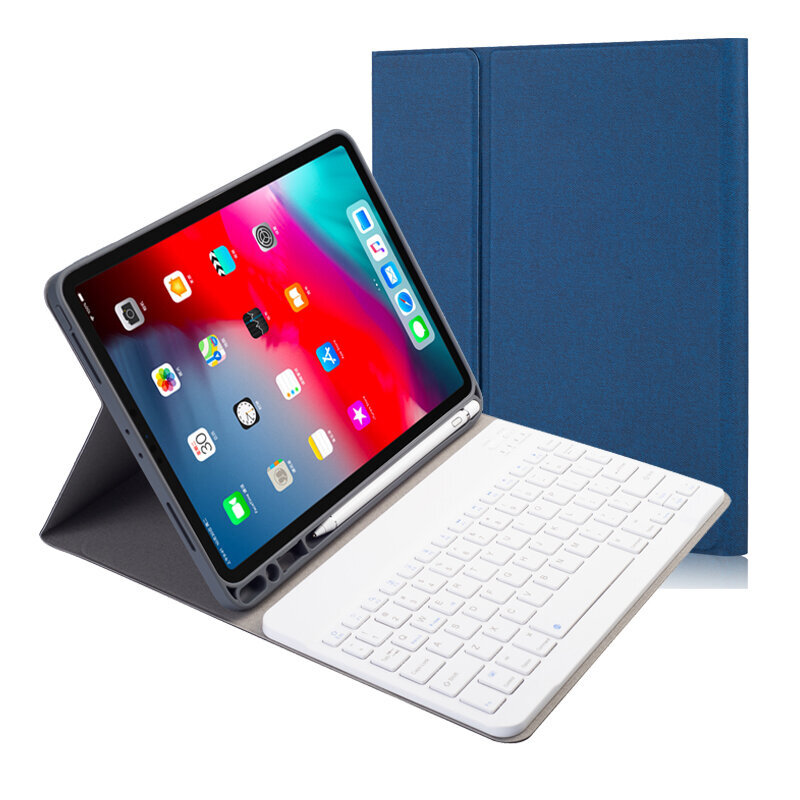 Klappkate ja Bluetooth klaviatuur Ykcloud RK11 et iPad Air4 (2020) 10.9/iPad Pro11(2021/2020/2018) цена и информация | Tahvelarvuti kaaned ja kotid | kaup24.ee