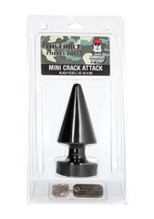 Анальная пробка Mini Crack Attack черная цена и информация | Анальные игрушки | kaup24.ee