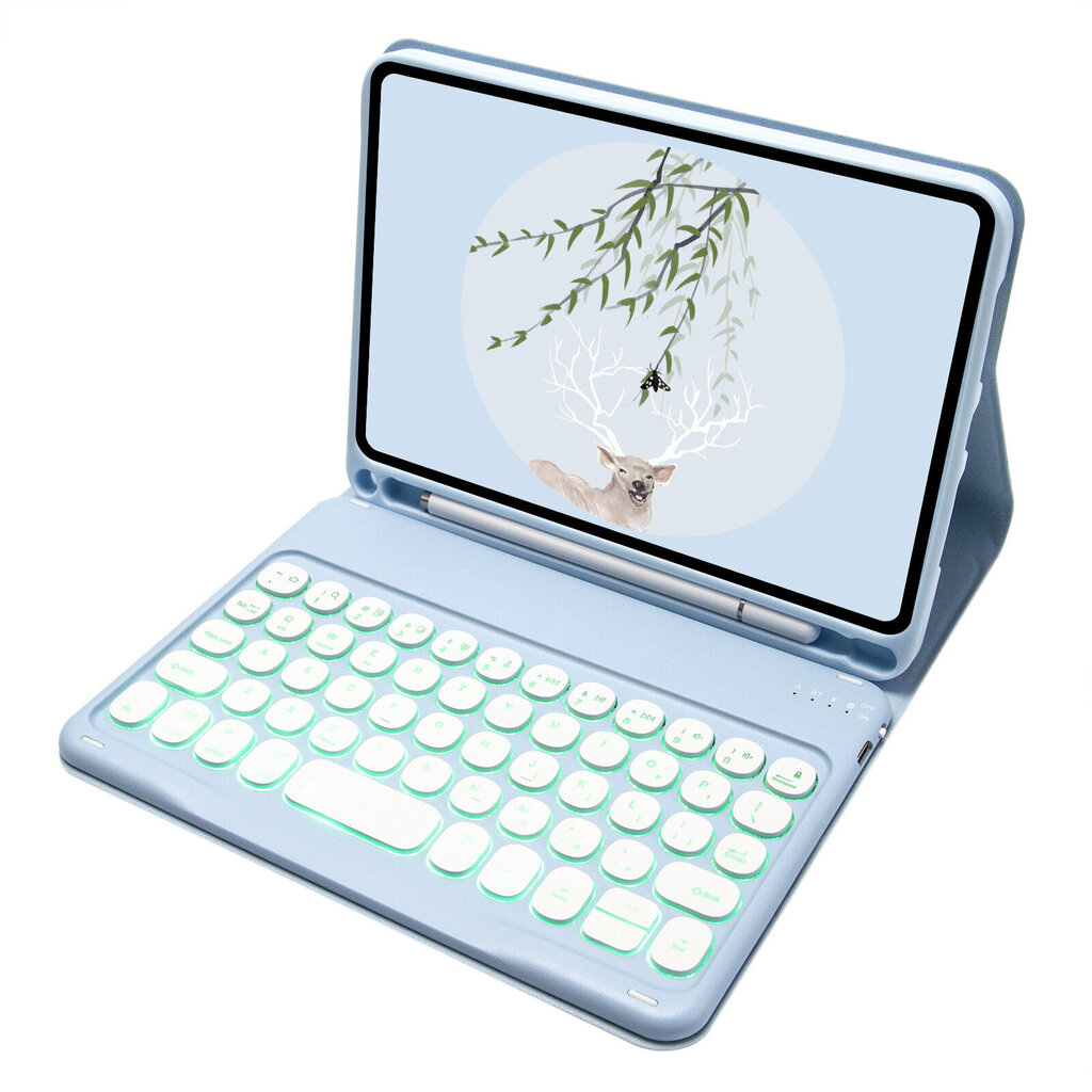 Klappkate ja Bluetooth klaviatuur Ykcloud TS006D et iPad mini6 цена и информация | Tahvelarvuti kaaned ja kotid | kaup24.ee
