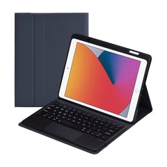 Klappkate ja Bluetooth klaviatuur Ykcloud B3012C et iPad 10.2(2021/2020/2019)/iPad Air 10.5/iPad Pro10.5 hind ja info | Tahvelarvuti kaaned ja kotid | kaup24.ee