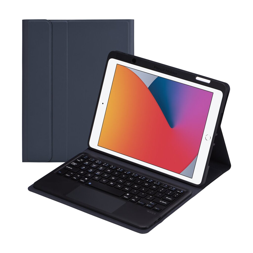 Klappkate ja Bluetooth klaviatuur Ykcloud B3012C et iPad 10.2(2021/2020/2019)/iPad Air 10.5/iPad Pro10.5 цена и информация | Tahvelarvuti kaaned ja kotid | kaup24.ee