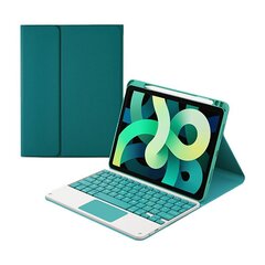 Klappkate ja Bluetooth klaviatuur Ykcloud HK102C et iPad 10.2(2021/2020/2019)/iPad Air 10.5/iPad Pro10.5 цена и информация | Чехлы для планшетов и электронных книг | kaup24.ee