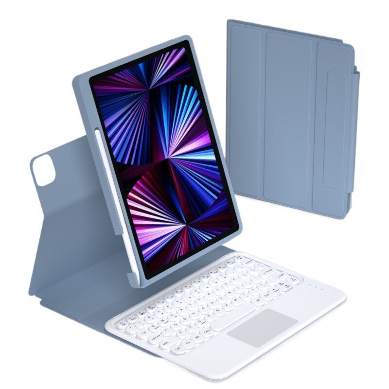 Klappkate ja Bluetooth klaviatuur Ykcloud XY102C et iPad 10.2(2021/2020/2019)/iPad Air 10.5/iPad Pro10.5 цена и информация | Tahvelarvuti kaaned ja kotid | kaup24.ee