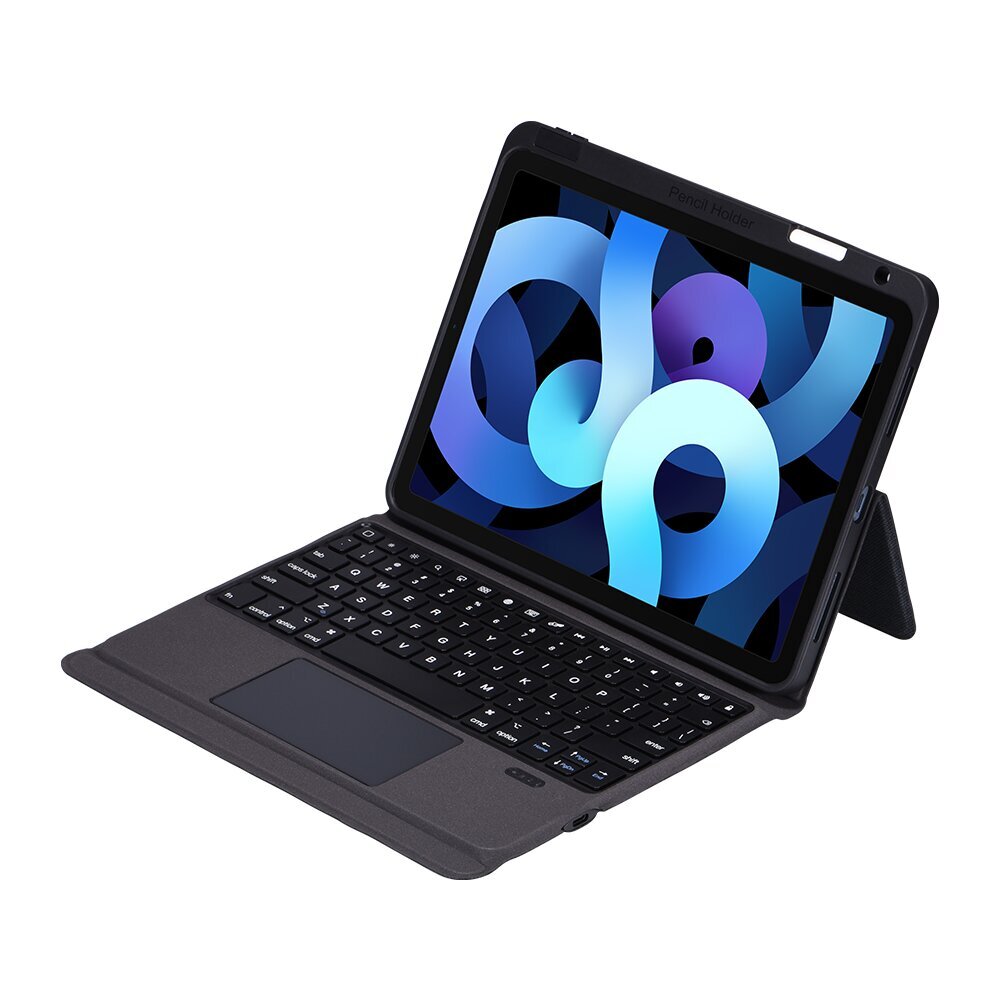 Klappkate ja Bluetooth klaviatuur Ykcloud T2096 et iPad Air4 (2020) 10.9/iPad Pro11(2021/2020/2018) hind ja info | Tahvelarvuti kaaned ja kotid | kaup24.ee