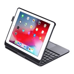 Откидной чехол и клавиатура Bluetooth Ykcloud Q5 для 2018&2017iPad/Pro9.7/Air2 цена и информация | Чехлы для планшетов и электронных книг | kaup24.ee