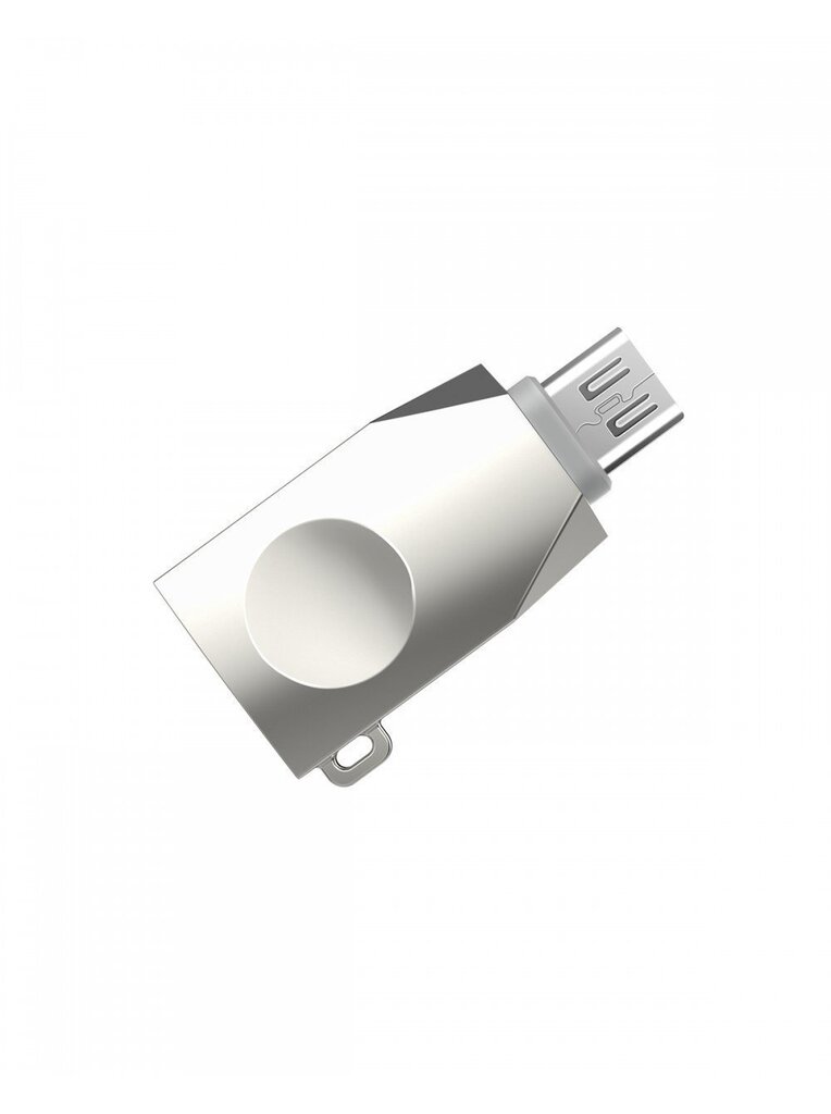 Universaalne mikro USB adapter Hoco UA10 Micro, hõbedane цена и информация | USB jagajad, adapterid | kaup24.ee