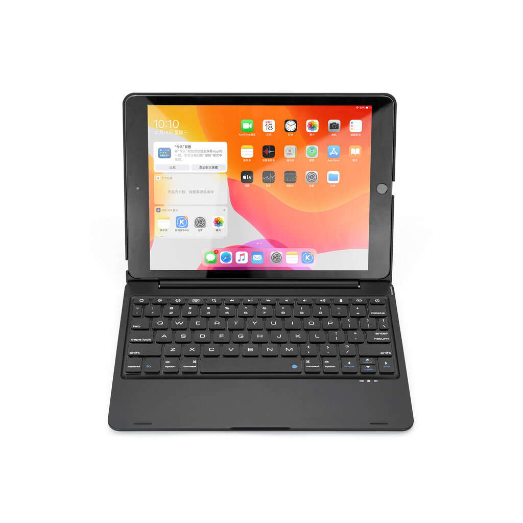 Klappkate ja Bluetooth klaviatuur Ykcloud F102B et iPad 10.2(2021/2020/2019)/iPad Air 10.5/iPad Pro10.5 цена и информация | Tahvelarvuti kaaned ja kotid | kaup24.ee