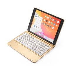 Klappkate ja Bluetooth klaviatuur Ykcloud F102B et iPad 10.2(2021/2020/2019)/iPad Air 10.5/iPad Pro10.5 hind ja info | Tahvelarvuti kaaned ja kotid | kaup24.ee