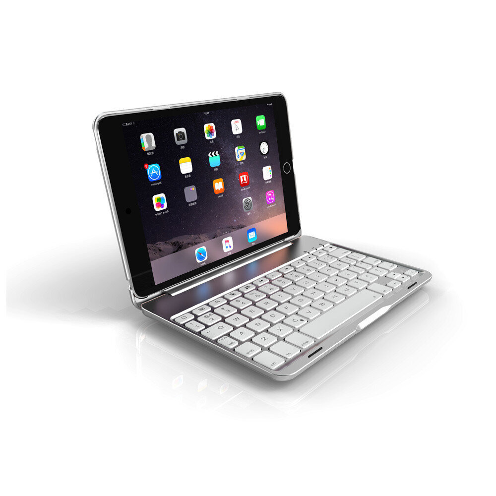 Klappkate ja Bluetooth klaviatuur Ykcloud F8SM et iPad mini1/2/3 цена и информация | Tahvelarvuti kaaned ja kotid | kaup24.ee