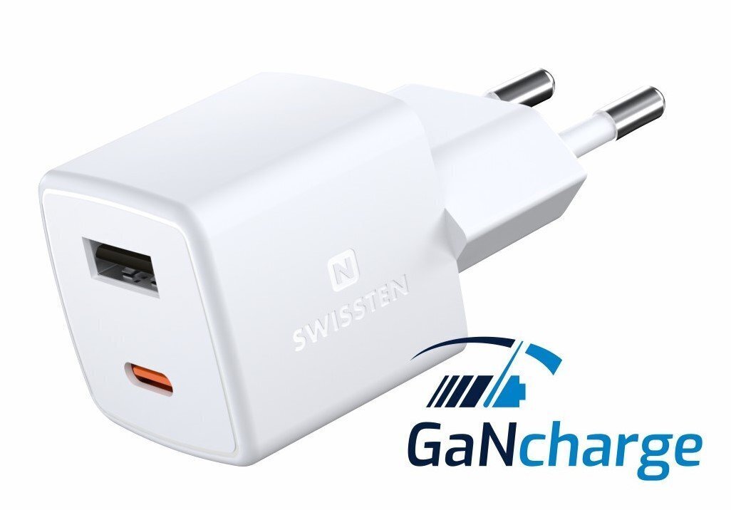 Swissten GaN Mini Travel hind ja info | Mobiiltelefonide laadijad | kaup24.ee