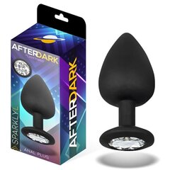 Sparkly Butt Plug with Jewel Silicone Размер L 9,5 см x 4,5 см цена и информация | Анальные игрушки | kaup24.ee