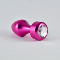 Butt Plug Fuchsia Rosebud with Jewel цена и информация | Анальные игрушки | kaup24.ee