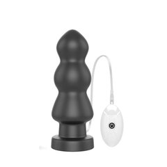 Vibrating Butt Plug King Sized 7.8 Black цена и информация | Анальные игрушки | kaup24.ee