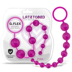 G.Flex Bendable Thai Anal Beads Pink цена и информация | Анальные игрушки | kaup24.ee