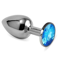 Spiral Butt Plug Rosebud with Blue Jewel цена и информация | Анальные игрушки | kaup24.ee