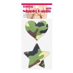 Pack Nipple Covers Star and Heart Camouflage цена и информация | БДСМ и фетиш | kaup24.ee