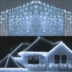 Välivalguskett Jääpurikad 300 LED Soe valge valgus välgufunktsiooniga hind ja info | Jõulutuled | kaup24.ee