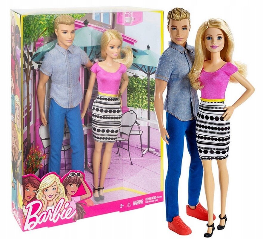 Barbie ja Ken nukukomplekt, DLH76 цена и информация | Tüdrukute mänguasjad | kaup24.ee