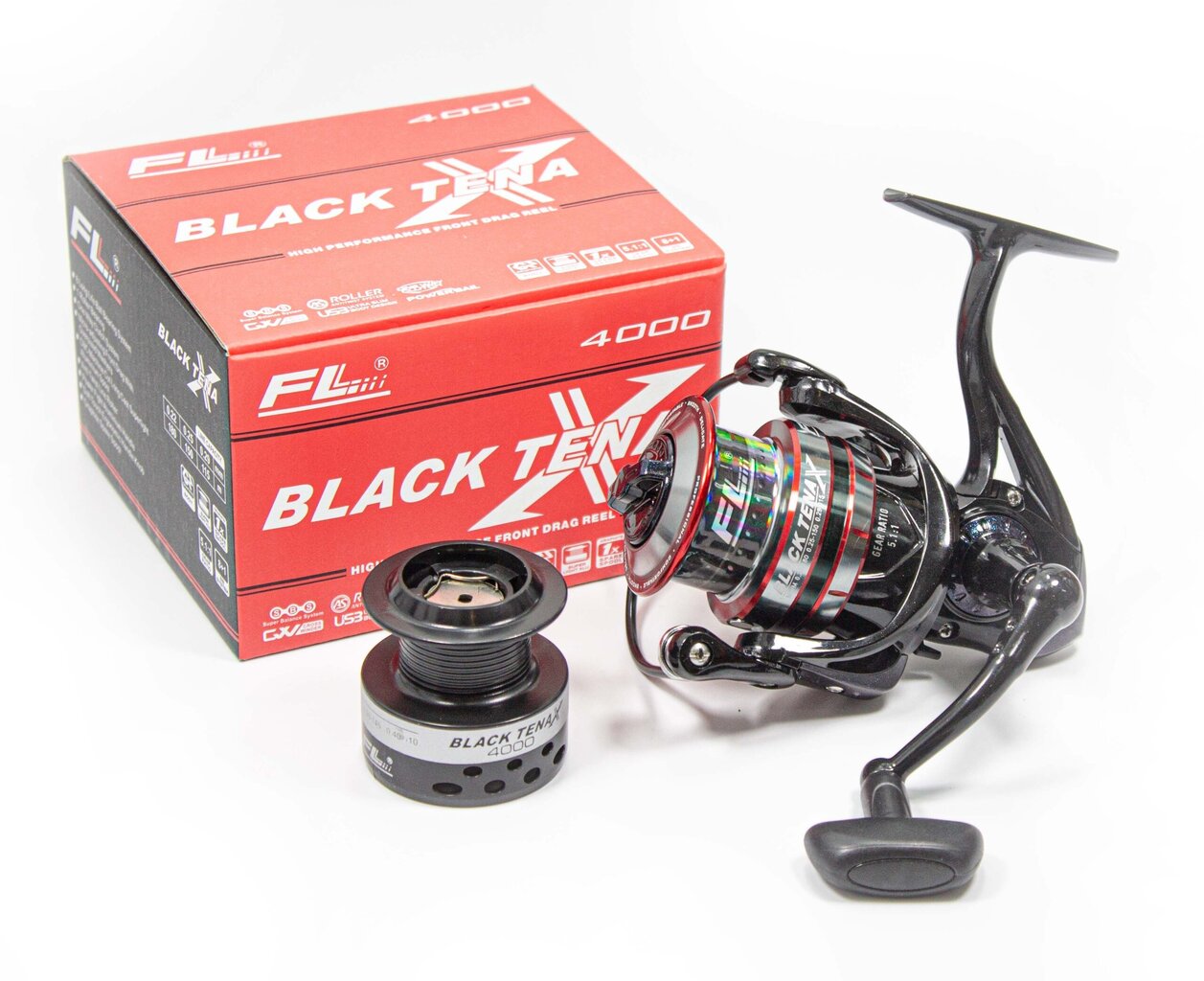 Rull FL Black Tena X 4000 цена и информация | Spinningu rullid | kaup24.ee