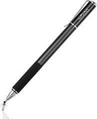 Mixoo Pen Precision Disc Stylus puutepliiats Stylus 2 ühes pliiats, mis ühildub nutitelefonide ja tahvelarvutitega (must) hind ja info | Tahvelarvuti lisatarvikud | kaup24.ee