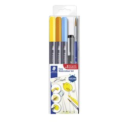 Loominguline komplekt Staedtler 3001 STB5-1, 3 värvimarkerit, pliiatsi ja pintslipaketi 4 tk. цена и информация | Письменные принадлежности | kaup24.ee