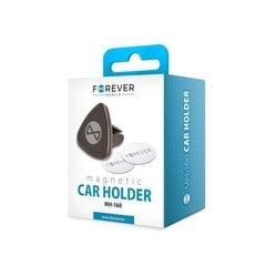 Forever car holder for air vent MH-160 magnetic black hind ja info | Mobiiltelefonide hoidjad | kaup24.ee