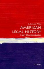 American Legal History: A Very Short Introduction цена и информация | Книги по экономике | kaup24.ee