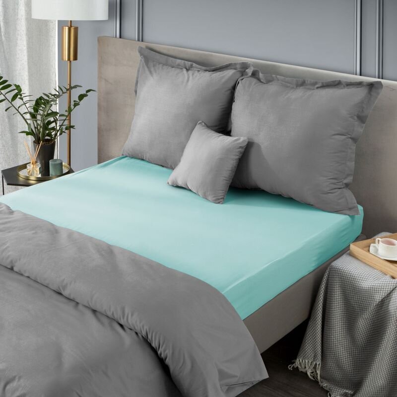 Jersey voodilina koos kummiga, 90x200 cm hind ja info | Voodilinad | kaup24.ee