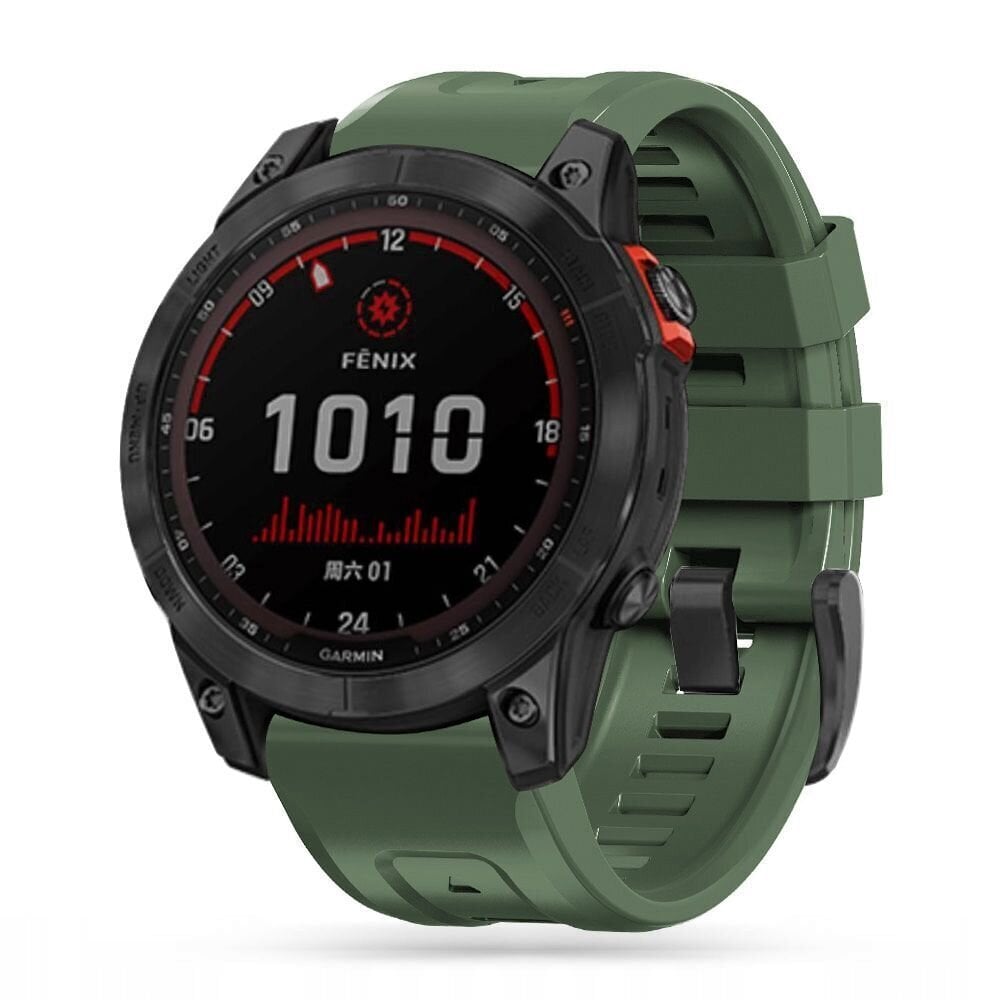 Tech Protect Iconband Garmin Fenix 3 / 5X / 3HR / 5X PLUS / 6X / 6X PRO / 7X (26mm), roheline hind ja info | Nutikellade ja nutivõrude tarvikud | kaup24.ee