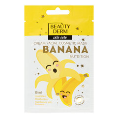 Toitev kangasmask Beautyderm Banaan, 15 ml hind ja info | Näomaskid, silmamaskid | kaup24.ee