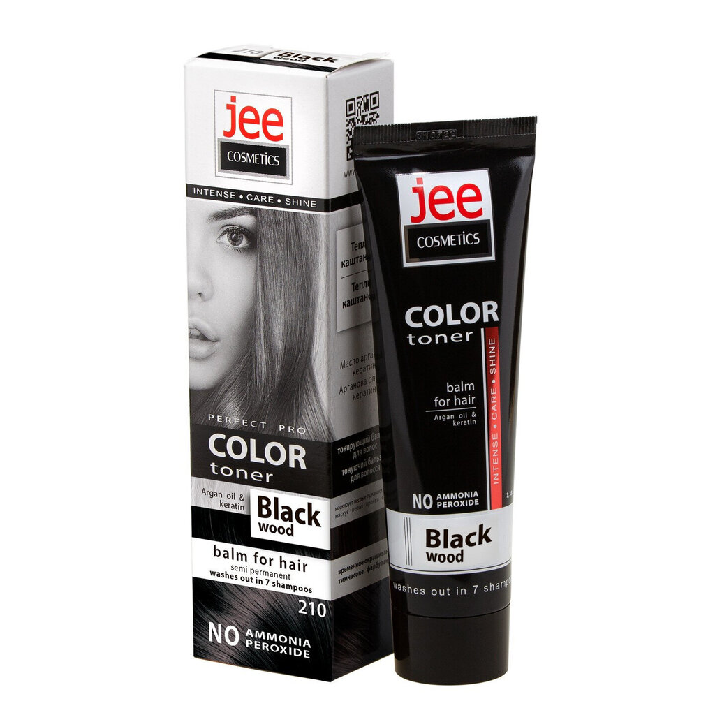Tooniv palsam Jee Cosmetics värv 210 Black Wood, 100 ml hind ja info | Juuksevärvid | kaup24.ee