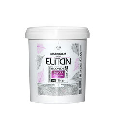 Juuksemask-palsam Elitan Anti Yellow Platinum, 500 ml цена и информация | Маски, масла, сыворотки | kaup24.ee